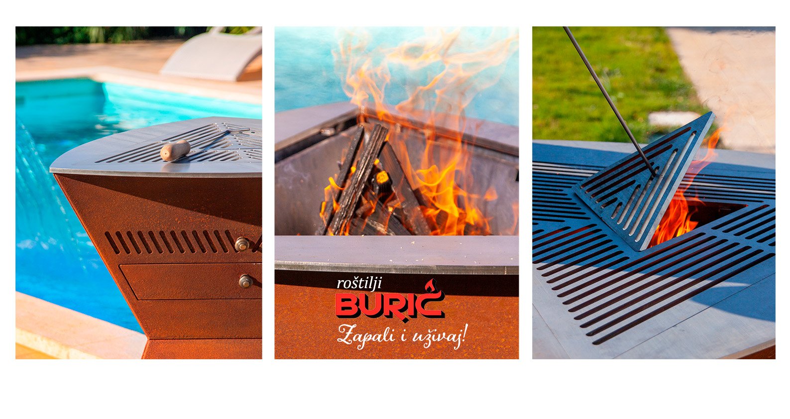 Outdoor barbecue grill product photo